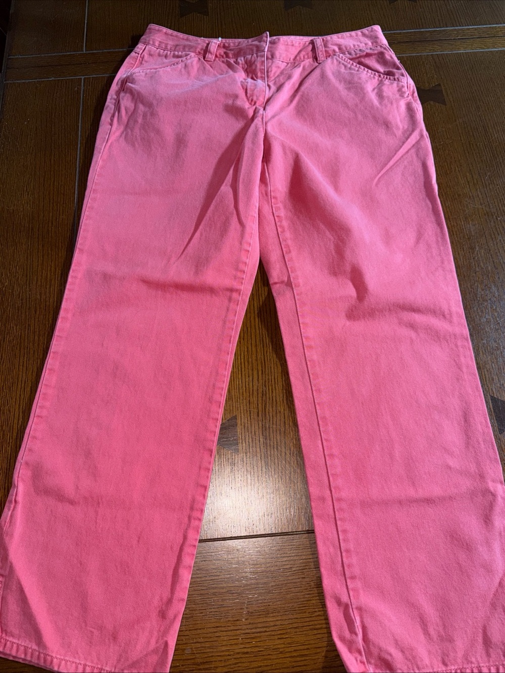 J. Crew Women’s Size 4 Favorite Fit  Pink Straight-Leg Pants